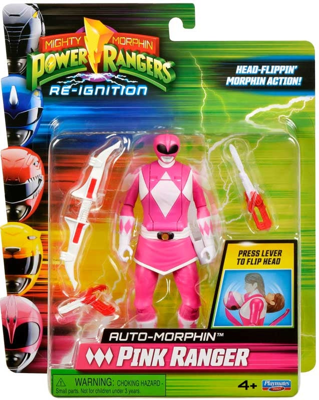 Mmpr Auto Morphin Ranger Figure Pink Ranger
