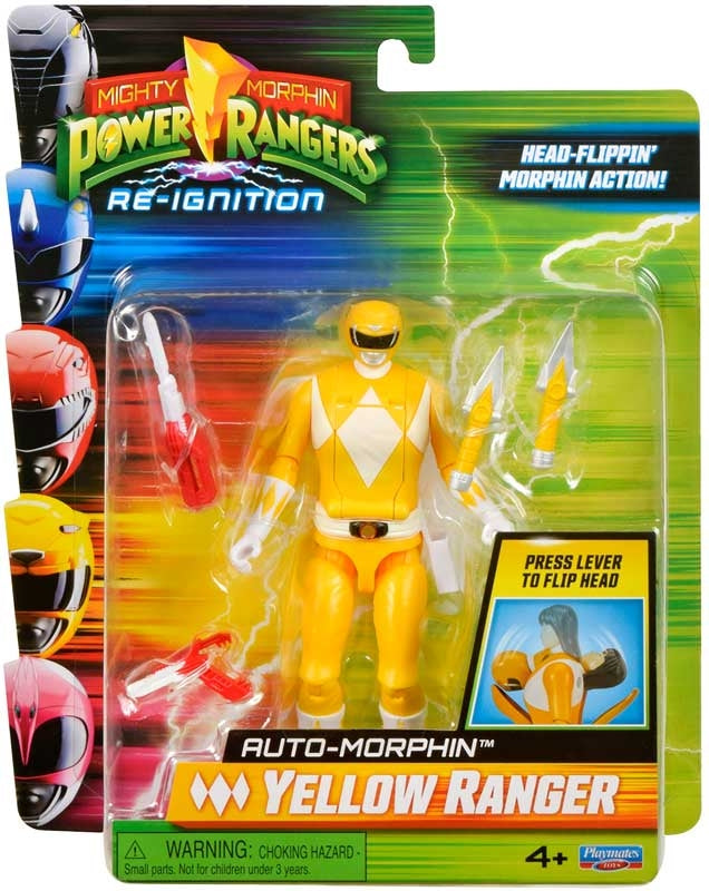 Mmpr Auto Morphin Ranger Figure Yellow Ranger