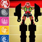 Mmpr Combinable Thunderzord - Red Dragon