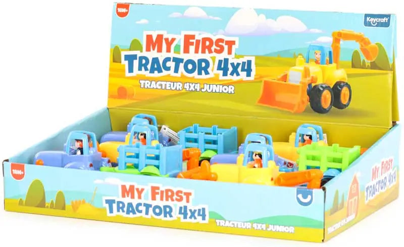 My First Farm Vehicle Toy - 4x4 Junior Tractors Assorted