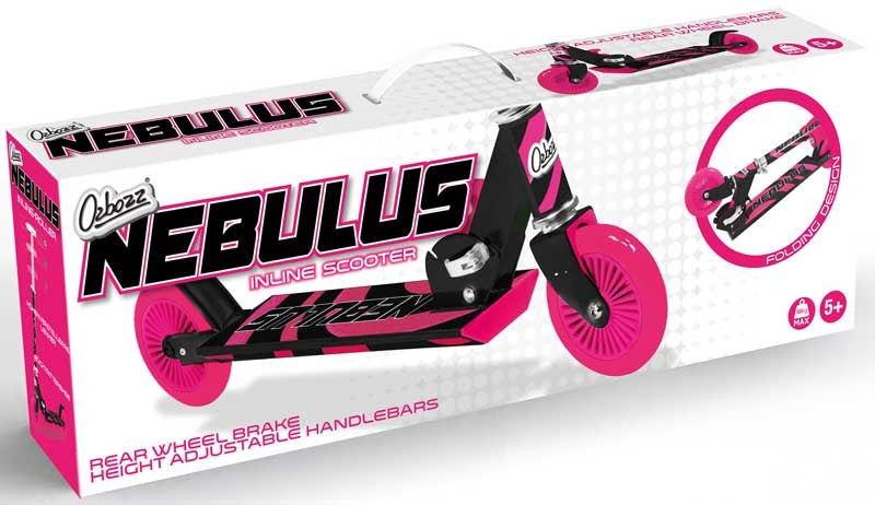 Nebulus Scooter Black - Pink