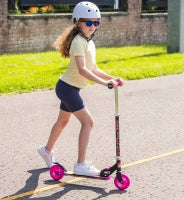 Nebulus Scooter Black - Pink