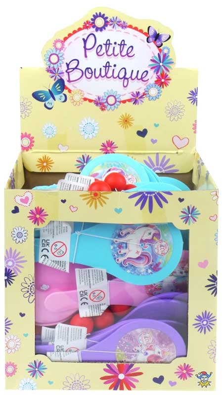 Paddle Bat/ball Unicorn Assorted