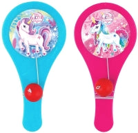 Paddle Bat/ball Unicorn Assorted