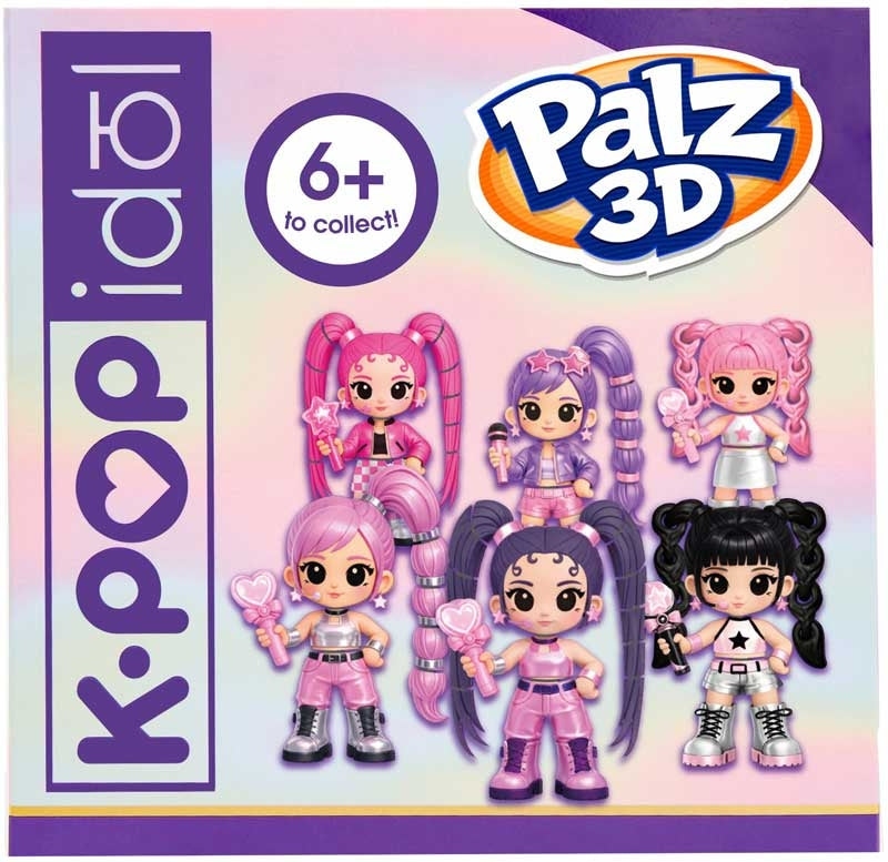 Palz 3D - 6cm K - Pop Idols - Assorted