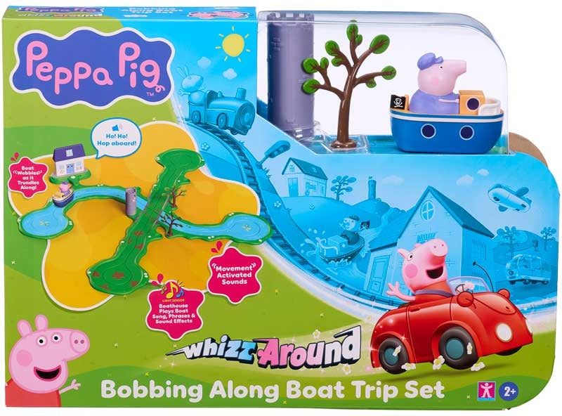 Peppa Pig Whizz Around Bobbing Along Boat Set