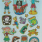 Pirates Theme Stickers