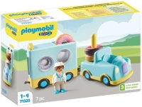 Playmobil 1.2.3 Doughnut Truck With Stacking And Sorting Fea