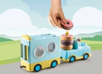 Playmobil 1.2.3 Doughnut Truck With Stacking And Sorting Fea