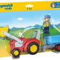 Playmobil 1.2.3 Tractor With Trailer