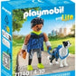 Playmobil 71740 My Life Jogger With Border Collie Collectibl