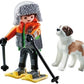 Playmobil 71741 My Life Hiker With Saint Bernard Collectible