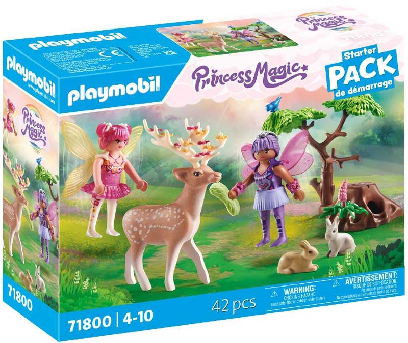 Playmobil 71800 Princess Magic Fairies With Forest Animals