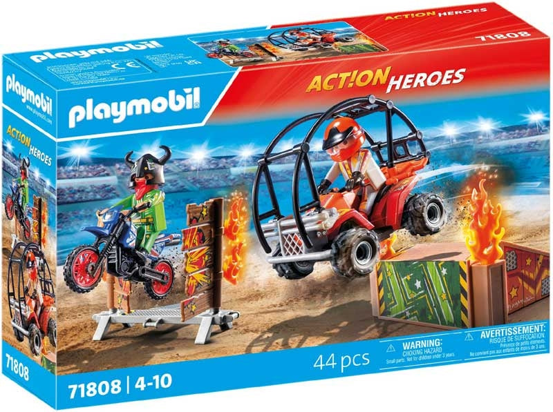 Playmobil 71808 Action Heroes Stunt Show Promo Pack