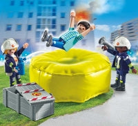 Playmobil Action Heroes: Firefighters With Air Pillow