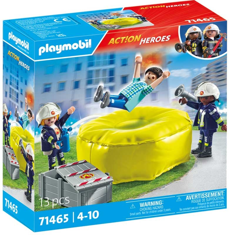 Playmobil Action Heroes: Firefighters With Air Pillow