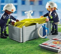 Playmobil Action Heroes: Firefighters With Air Pillow