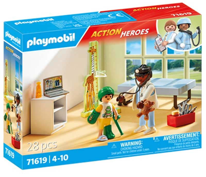 Playmobil Action Heroes: Paediatrician And Patient With Tedd