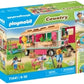Playmobil Country: Cosy Train Cafe With Vegetable Garden