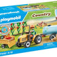 Playmobil Country: Tractor With Trailer And Water Tank