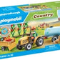 Playmobil Country: Tractor With Trailer And Water Tank