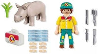 Playmobil - Duopack Ranger With Rhino