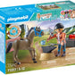 Playmobil Horses Of Waterfall - Farrier Ben And Archilles