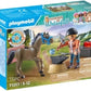 Playmobil Horses Of Waterfall - Farrier Ben And Archilles