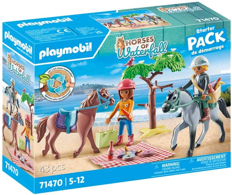 Playmobil Horses Of Waterfall: Horse Riding Trip Starter Pac