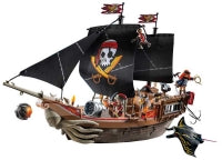 Playmobil Pirates: Large Pirate Ship With Crew
