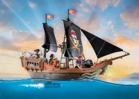 Playmobil Pirates: Large Pirate Ship With Crew