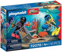 Playmobil - Police Diver With Treasure