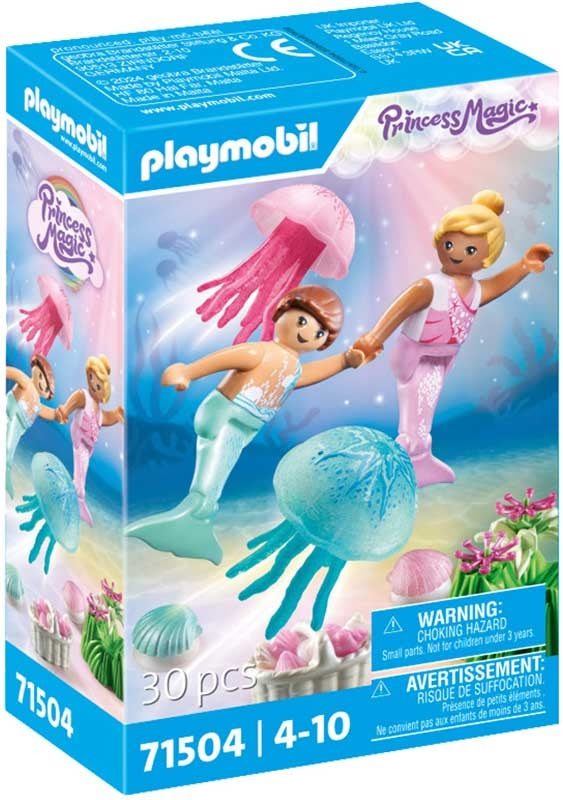 Playmobil Princess Magic: Mermaid Children With Jellyfish