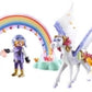 Playmobil Rainbow Pegasus With Rainbow In The Clouds