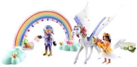Playmobil Rainbow Pegasus With Rainbow In The Clouds