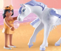 Playmobil Rainbow Pegasus With Rainbow In The Clouds