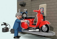 Playmobil Vespa Garage
