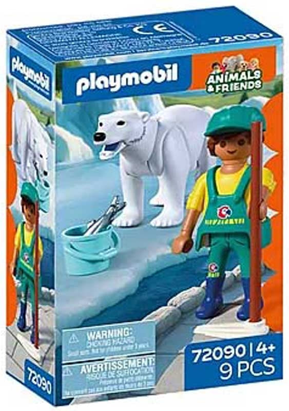 Playmobil - Zoo: Polar Bear With Baby