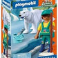 Playmobil - Zoo: Polar Bear With Baby