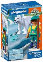 Playmobil - Zoo: Polar Bear With Baby