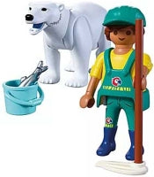 Playmobil - Zoo: Polar Bear With Baby