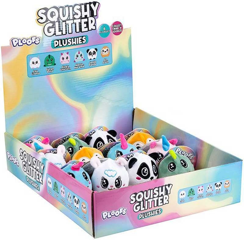 Plush Glitter Squishy - Assorted