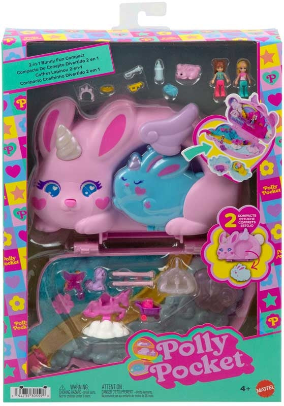 Polly Pocket 2-in-1 Bunny Fun Compact
