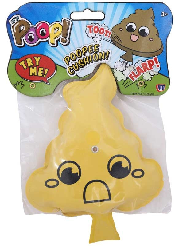 Poop! Poopie Cushion - Gag gift - Poop Emoji shape!