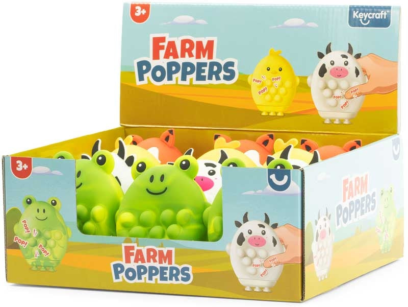 Pop Farm Animals Sensory Toy Assorted