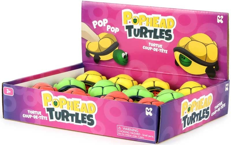 Pop Head Turtles Assorted