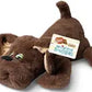 Pound Puppies Weighted Snuggles Plush - Dark Bown With Long