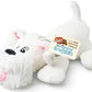 Pound Puppies Weighted Snuggles Plush - White With Fluffy Be