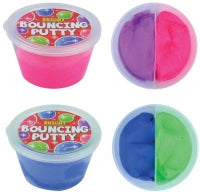 Putty Bouncing 2 Tone Tub 30g 7cm x 4cm 2 Assorted