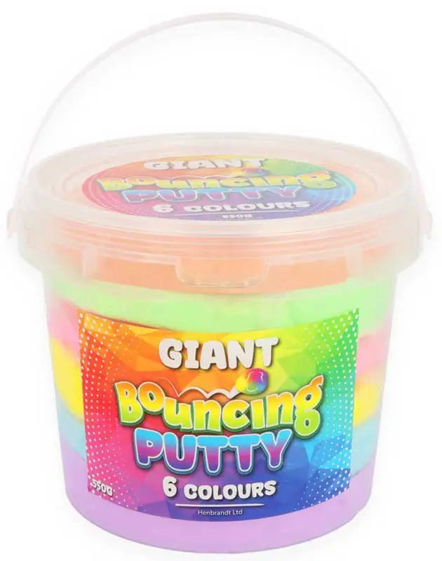 Putty Bouncing Rainbow 6 Tone 550g 16cm x 14cm
